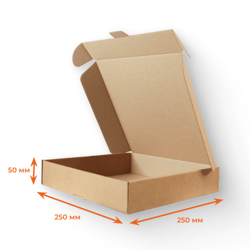 Купить Короб с ушками 250х250х50 мм Т23Е бурый с замочком