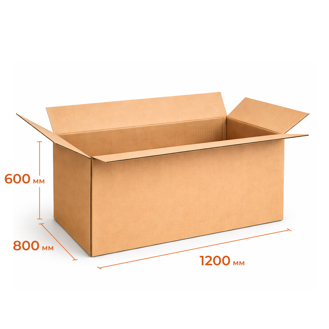 Купить Гофрокороб 1200х800х600 мм П32ВС бурый
