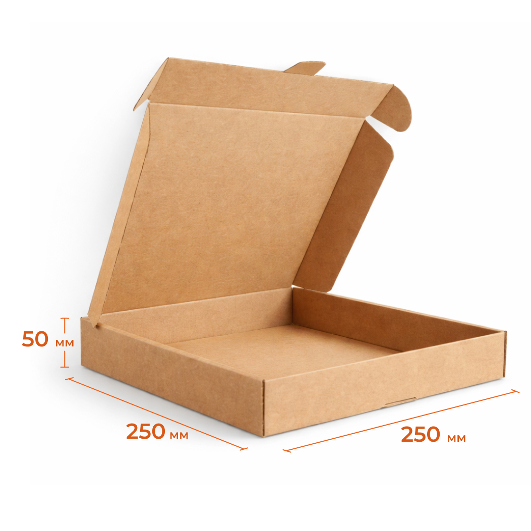 Купить Короб с ушками 250х250х50 мм Т23Е бурый с замочком