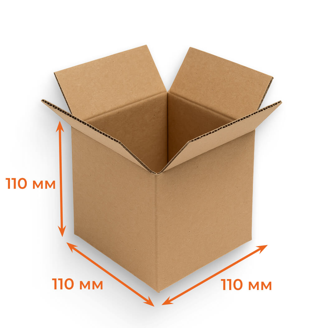 Купить Гофрокороб 110х110х110мм Т22В бурый