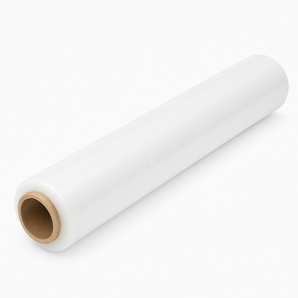 Купить Стрейч-пленка в рулоне 500мм, 23 мкм, 2кг(нетто), белая