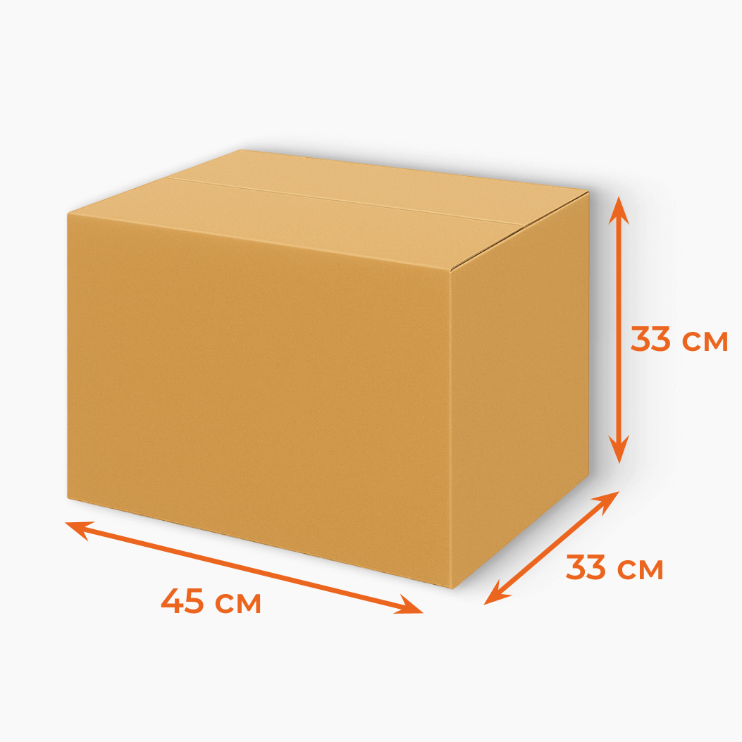 Купить Гофрокороб 450х330х330 мм Т23В бурый