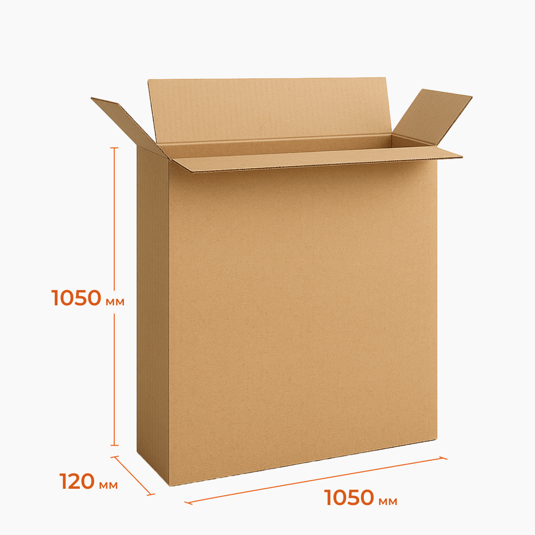 Купить Гофрокороб 1050х120х1050 мм П32ВС бурый