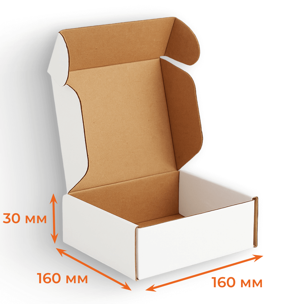 Купить Короб ушки 160х160х30 мм Т23Е белый