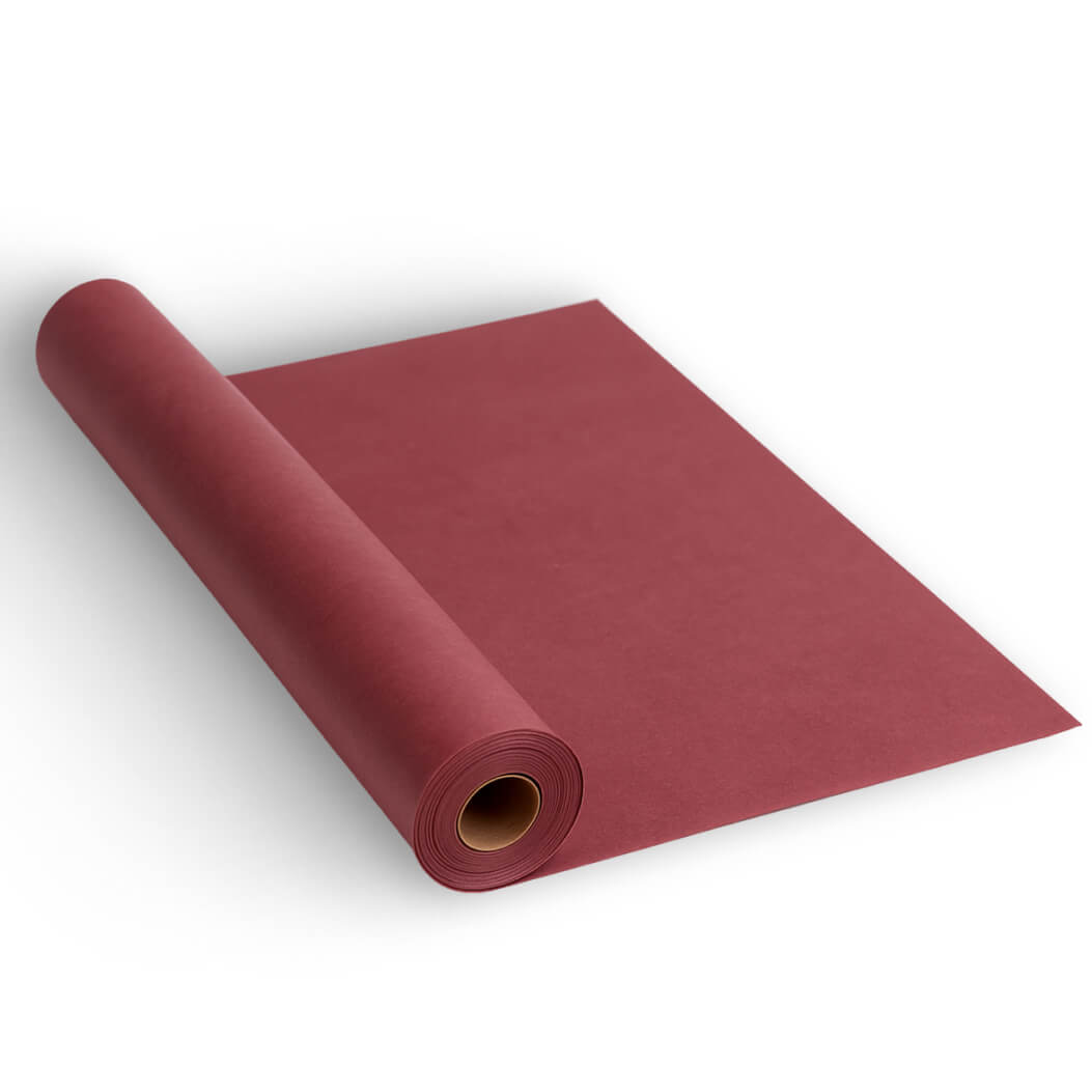 Купить Рулон цветной оберточной бумаги, красный, 40х0.84 м