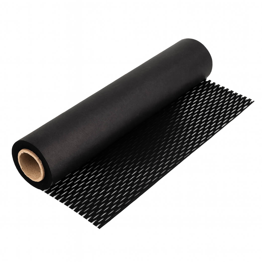 Купить Рулон сотовой оберточной бумаги, черный, 10х0.5 м