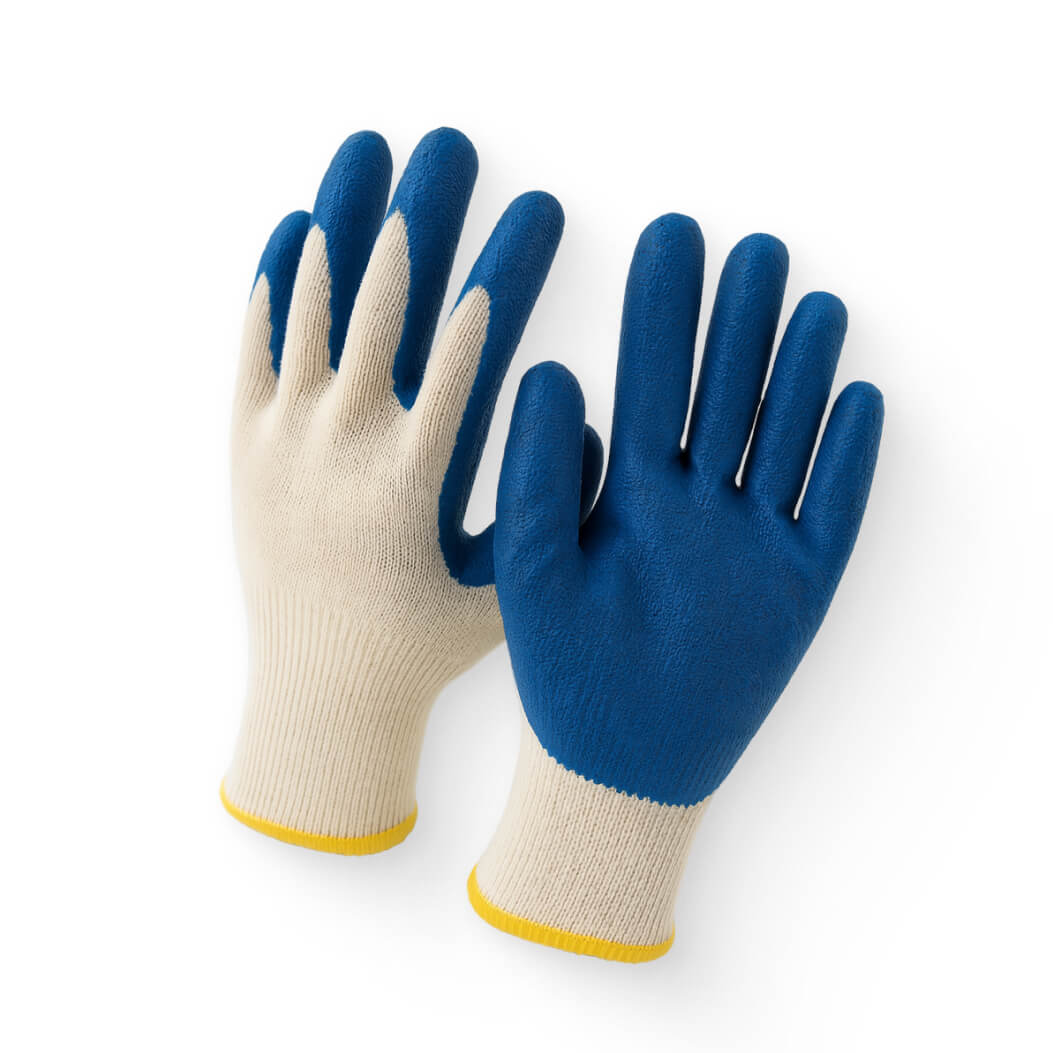 Купить Перчатки ХБ с толстым латексным покрытием (экстра)