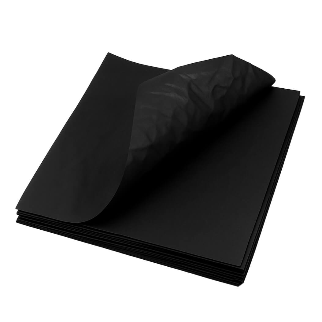 Купить Бумага тишью упаковочная, черная, 50х66 см, 20 г/м², 10 листов