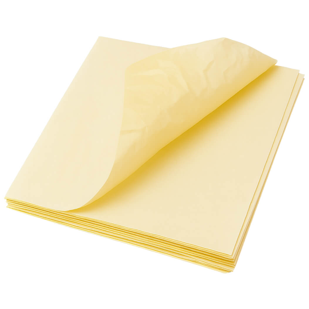 Купить Бумага тишью, кремовая, 51х66 см, 17 г/м², 10 листов