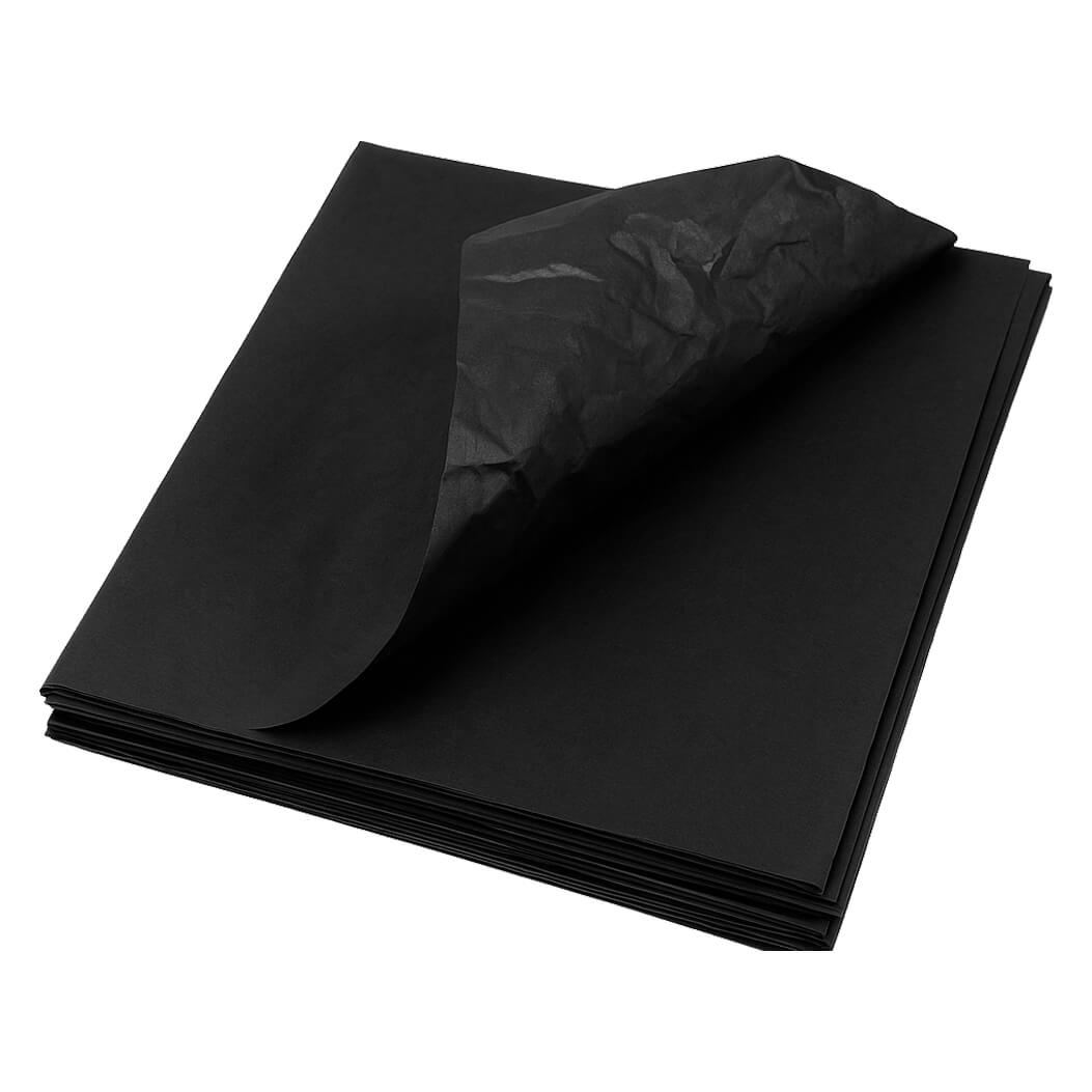 Купить Бумага тишью, черная, 51х66 см, 17 г/м², 10 листов