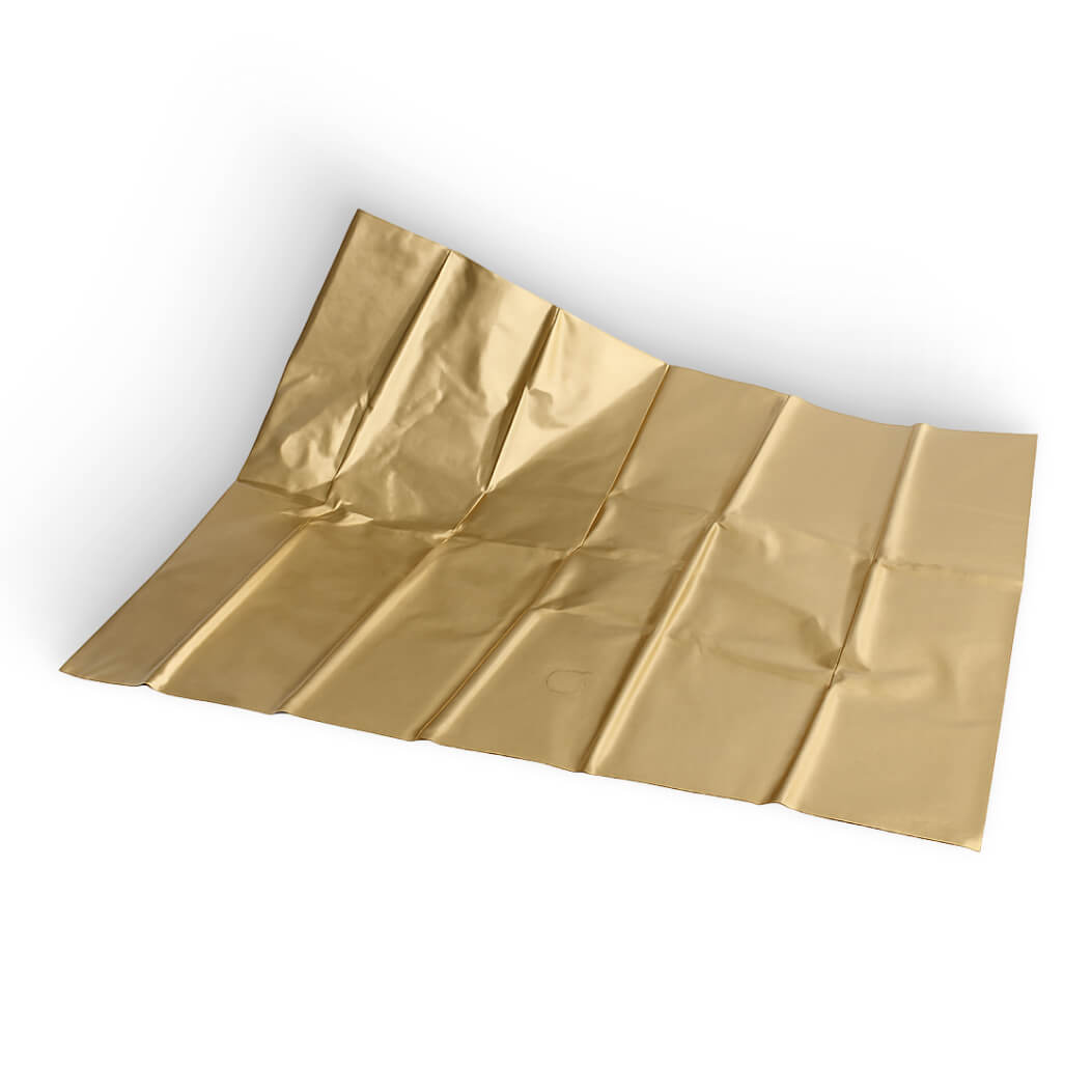 Купить Бумага тишью, золотая, 50х66 см, 20 г/м², 10 листов